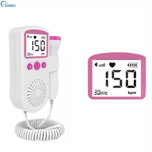 Doppler fœtal portable, moniteur de rythme cardiaque fœtal, doppler ultrasonique pour la grossesse FD-13 - Product Image 5