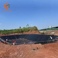 Großhandel Anti-UV HDPE Geomembran-Auskleidung für Fischzucht Aquakultur Teich Staudamm Tank mit Abdichtung und Wasserschutz