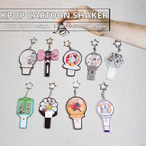 Collection de produits de merchandising Kpop, figurines de stars de dessins animés, shakers rectangulaires légers à double face en acrylique, tendance SK TWICE GD EXO - Product Image 2