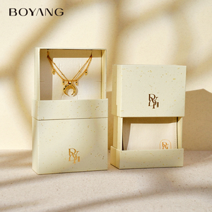 Biểu Tượng Tùy Chỉnh Có Thể Tái Chế Handmade Hộp Quà Tặng Đóng Gói Đồ Trang Sức Vòng Cổ Vòng Tay Nhẫn Ngăn Kéo Giấy Hộp Đồ Trang Sức - Product Image 4