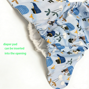 Pannolini per Neonati Unisex con Bottoni a Fila Singola, Fodera in Pile, Traspiranti, Lavabili e Delicati sulla Pelle - Product Image 3