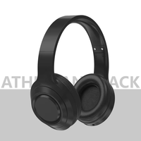 Casque sans fil BT 5 pliable avec réduction de bruit pour le sport, écouteurs pour la course à pied, pour utilisation avec un téléphone portable