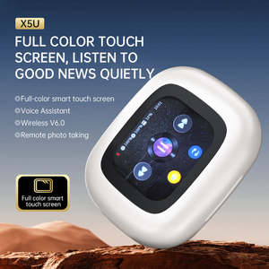 Écouteurs <span class=keywords><strong>X5U</strong></span> pour 6.0, écran tactile, LED, réduction de bruit, son HIFI, étanches IPX4, intra-auriculaires, traduction IA, enregistrement de réunion - Product Image 2