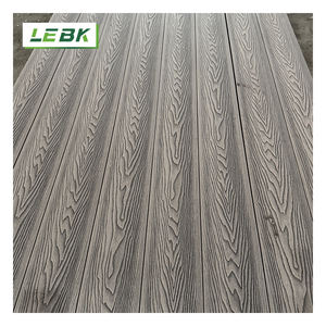 140*25mm 3D en relieve madera de teca Color Wpc azulejos de cubierta compuestos <span class=keywords><strong>suelo</strong></span> de Wpc utilizado para piscina al aire libre <span class=keywords><strong>sobre</strong></span> <span class=keywords><strong>el</strong></span> <span class=keywords><strong>suelo</strong></span> - Product Image 2