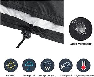 Billiard bảng hồ bơi Bìa hồ bơi bảng Bìa Heavy Duty Waterproof tearproof bao gồm cho bảng hồ bơi 7 8 9 chân được trang bị - Product Image 4