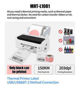 MHT-L1081 Ebay Shopify Fedex Usp Máy Tính Để Bàn Nhiệt Munbyn 4X6 Pos Nhãn Dán Vận Chuyển Máy In Nhãn - Product Image 2