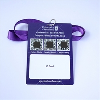 Passe d'accès événementiel Sunshine 3A, carte de contrôle d'accès en plastique, badge PVC avec cordon