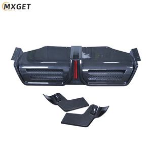 Diffuseur de pare-chocs arrière en fibre de carbone de style VS pour Porsche Macan <span class=keywords><strong>2022</strong></span>, mise à niveau de lifting, pas encore de commentaires, 1 vendu - Product Image 4