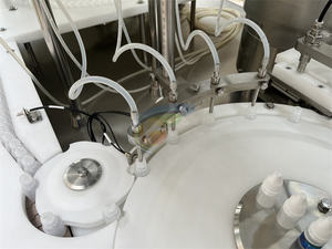 High Productivity Automatic Electric Eye Dropper Bottle Filling Machine CE Certified Plastic/Glass <b>Small</b> Bottles Eyedrops - Product Image 4