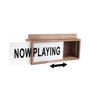 Produits en promotion 2020 : Présentoir en bois pour disques vinyles avec support de platine et éclairage LED, support LED '<span class=keywords><strong>Now</strong></span> <span class=keywords><strong>Playing</strong></span>' - Product Image 4