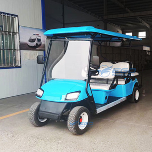 Voiture de golf électrique 4 roues robuste, homologuée pour la route, véhicule de transport spécial / voiture de tourisme électrique - Product Image 1