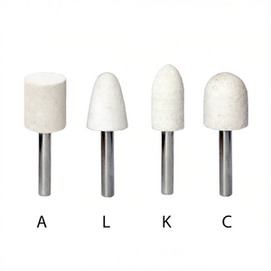 Tampons de polissage Fervi sur tige en forme de A, L, K, C pour une finition de précision - Product Image 2