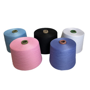 NE 8/1ไหมพรมโพลีเอสเตอร์และผ้าฝ้ายย้อมสีป้องกันไฟฟ้าสถิตย์สำหรับถักพรมไม้ถูพื้นจักรเย็บผ้า - Product Image 5