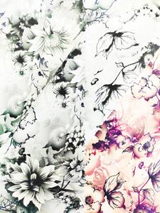 Impresión Digital personalizada Mujeres Sudanesas Toub suizo somalí Dirac para camisa diario 100% algodón suizo gasa impresa tela Floral - Product Image 5