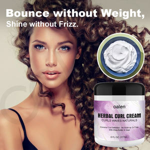 Luxfume Organic Coconut Ingredients Crema definidora de rizos con fijación fuerte para cabello rizado - Product Image 6