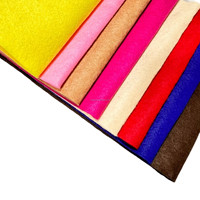 Recyceltes PET-Polyester filz gewebe Atmungsaktives Nadel vlies in 1/2/3/4/5mm weichen Farben Schwarz-Weiß-Rolle