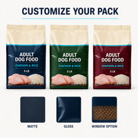 Sachet Doypack Écologique Recyclable pour Aliments pour Animaux avec Fermeture Éclair, Personnalisé, en PE Monocouche, pour Friandises et Croquettes pour Chiens