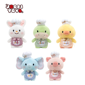Jooki şef serisi ördek bebek peluş oyuncak yeni tasarım sevimli hayvan doldurulmuş oyuncak özel Lovey Unisex hediyeler yılbaşı hediyesi - Product Image 6