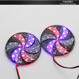 ไฟ LED รูปกังหันลมสำหรับรถจักรยานยนต์ 12V  ไฟท้าย ไฟเลี้ยว  สำหรับดัดแปลงและอัพเกรด - Product Image 4