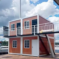 Maison préfabriquée pliable complète, mini-maison, 1 chambre, imperméable, préfabriquée, pliable, mobile
