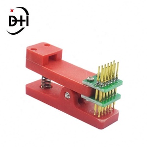 หัวเข็ม Pogo Pin คุณภาพสูง 6 พิน 2.54 มม. แบบสองแถว สำหรับยึดแผงวงจร PCB ใช้สำหรับดาวน์โหลดโปรแกรมและเขียนข้อมูล - Product Image 3