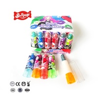 Yummy Colorful Lipstick-Shaped Hard Candy Fruit Flavored and Halal with Decorative Coating for Kids