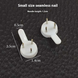 Rongsheng 436 # nhà sản xuất bán buôn đám cưới hình ảnh khung móc nhựa ảnh tường treo khoan vô hình không có dấ<span class=keywords><strong>u</strong></span> vết tường móng tay - Product Image 2