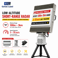Radar Doppler à impulsions à réseau phasé X-Band anti-drone basse altitude, haute précision, omnidirectionnel, pour la détection et la protection des drones FPV