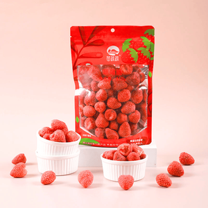 Snack di Fragole Liofilizzate Naturali Senza Zucchero Direttamente dalla Fabbrica - Vendita all'Ingrosso di Torta di Fragole FD - Product Image 2