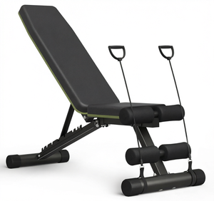 Banco de entrenamiento plegable y ajustable, banco inclinable para abdominales, banco de entrenamiento antideslizante para gimnasio en casa. - Product Image 1