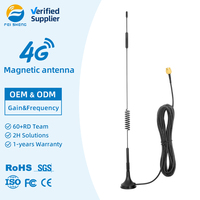 Antenne à base magnétique 4G LTE 698-2700MHz 5dBi avec connecteur SMA, câble RG174, étanche pour extérieur, gain élevé pour passerelle IoT