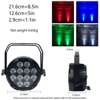 12X18W 6IN1 LED alimenté par batterie Par lumière RGBW faisceau Rechargeable lumière étanche à distance DMX contrôle scène DJ Club spectacle éclairage
