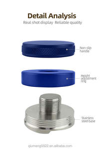 Distributore di Caffè Regolabile in Acciaio Inox 304 per la Maggior Parte dei Portafiltri, Tamper per Espresso 51/<span class=keywords><strong>53</strong></span>/54/58/58.35mm - Product Image 5