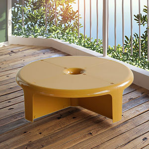 Table d'appoint moderne et ajustable Poppy Nordic INS, table basse en plastique combinable et détachable pour les petits espaces - Product Image 6