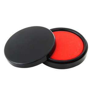Deli Stamp Pad 9868 Round Red Water-based Ink Office Use - Product Image 4
