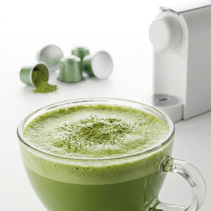 Cápsulas de Té Verde Matcha Mango para Cafetera, Preparación Rápida y sin Desorden, Refresco para Oficina, Pedido al por Mayor, Servicio OEM ODM - Product Image 1