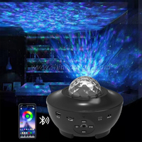 Proyector de luz LED de estrellas nocturnas, proyector láser de cielo, BT, altavoz de música, proyector Galaxy Star con Control remoto
