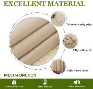 Rideaux de fenêtre occultants 100% polyester, nouveau design de luxe, pour le salon, livraison gratuite - Product Image 5