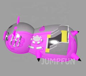 Hot 2021 extérieur géant gonflable bulle cochon funcity 0.8mm transparent PVC structure d'air gonflable océan balle parc amusant - Product Image 3