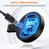 Anneau lumineux magnétique pour selfie, lumière d'appoint LED réglable, support de téléphone rotatif à 180°, support de voiture à rotation 360° pour personnalisation