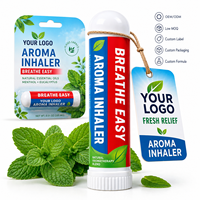Inhalateur d'aromathérapie OEM ODM aux ingrédients naturels purs pour la relaxation et le soulagement des sinus, produit de spa respiratoire parfumé