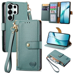 Funda Tipo Cartera con Diseño de Corazón para Galaxy S23/S24/S25/S26 Ultra, Funda con Ranuras para Tarjetas de Crédito para <span class=keywords><strong>Samsung</strong></span> A07/A17/A37/A57 - Product Image 3