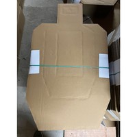 Cible de tir en carton ondulé 3 plis USPSA IDPA, 75 x 45 cm, accessoire multifonctionnel pour le tir à l'arc