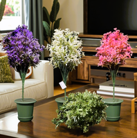 Bouquet de fleurs artificielles faites à la main à prix abordable pour le Nouvel An chinois, les mariages, les remises de diplômes, les plantes de simulation, la décoration de bureau et de fête