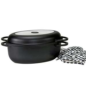 Karl Krüger Multibräter Leipzig 8 l 38x27x13,5cm Aluguss inklusive 1 Paar Handschuhe - Product Image 1