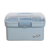 Soins de santé voyage boîte de médecine en plastique conteneur de stockage trousse médicale