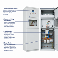 Armoire de commutation intérieure personnalisée Wanbo-533, combinateur PV AC, barre omnibus en cuivre pour raccordement au réseau, prix usine