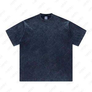 <b>T</b>-<b>shirt</b> Men's Street Wear Custom Clothing Retro Oversized <b>Thick</b> Cotton Vintage Washed <b>T</b> <b>shirt</b> - Product Image 4
