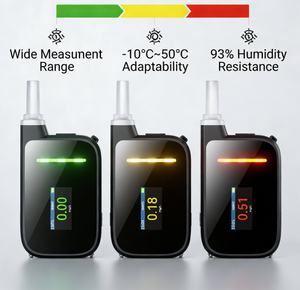 AECTEC H3 Testeur d'alcoolémie de haute précision (multiple unités commutables %BAC/mg/L/g/100mL) avec Bluetooth en option - Product Image 1