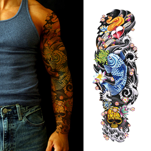 Tatuajes Temporales de Manga Completa, Resistentes al Agua, de Larga Duración, Realistas, Diseños de Gran Tamaño para Hombres, Mujeres y Adultos - Product Image 5